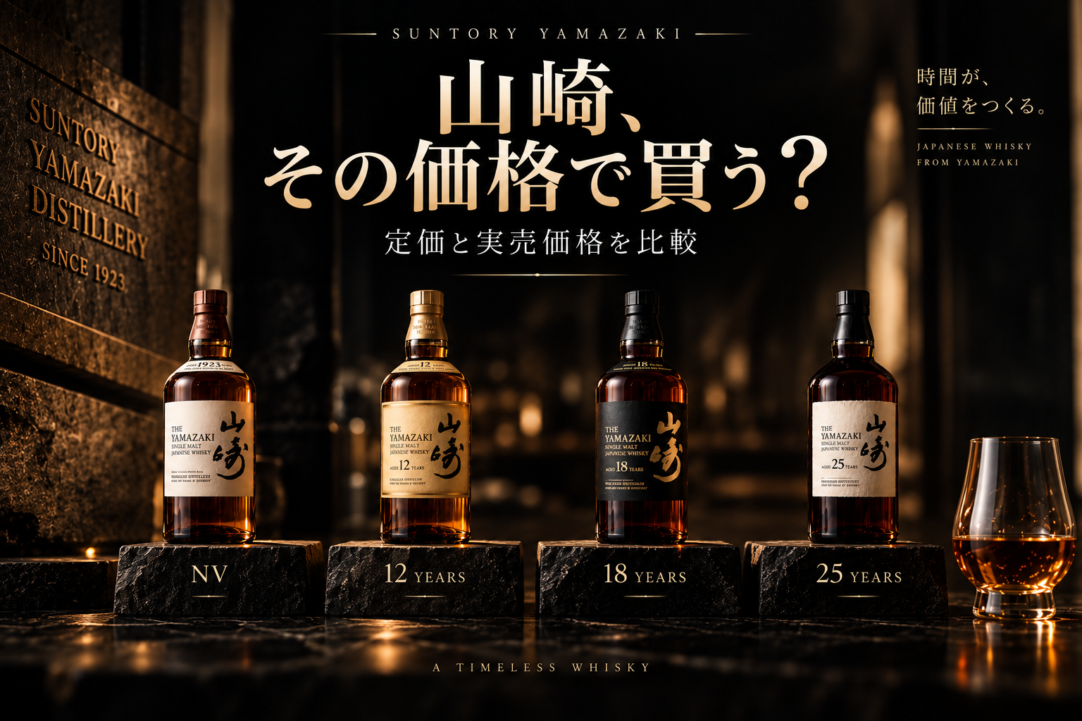 山崎の定価と実売価格を比較して買う